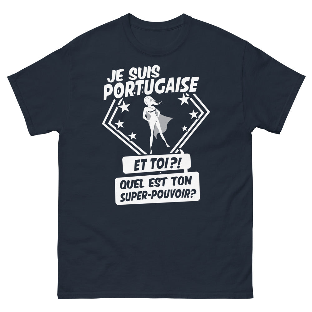 T-shirt Portugais marine - Je suis Portugaise