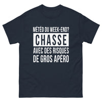 Thumbnail for T-shirt Chasse & Apéro marine - Météo du week-end