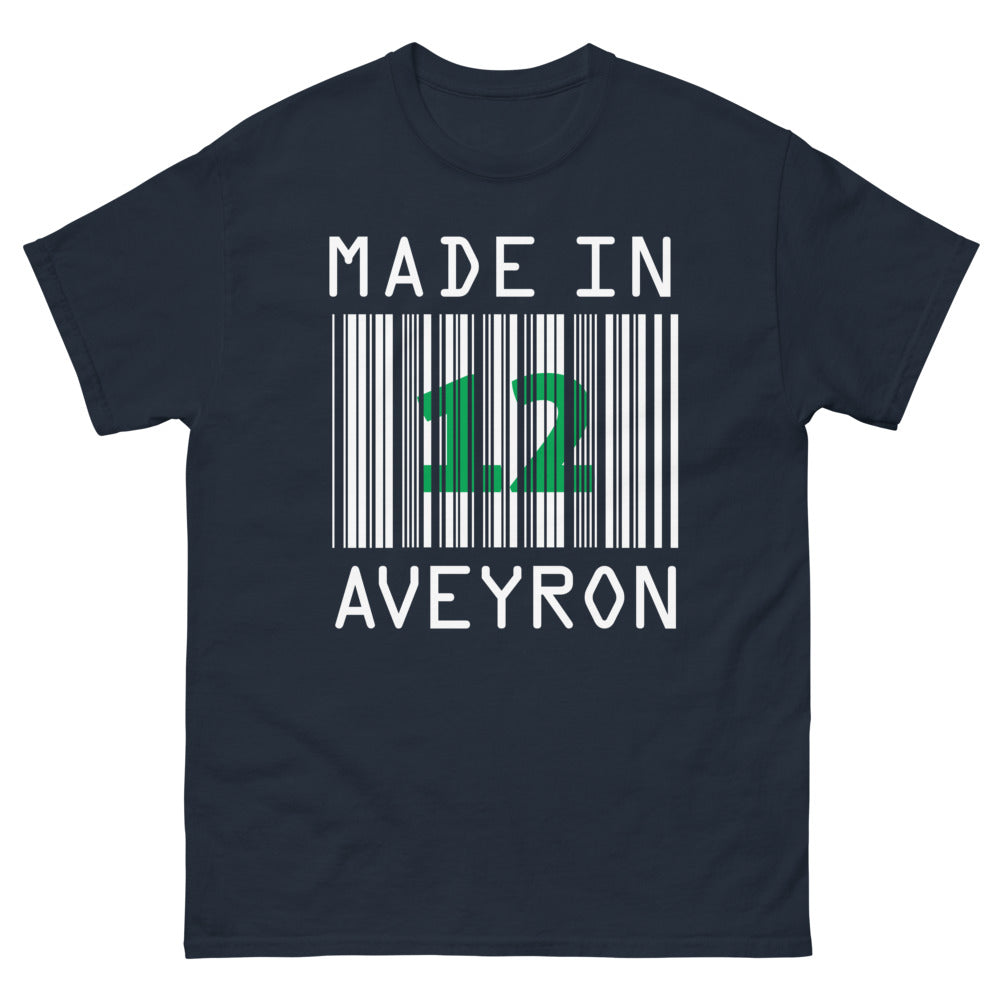 T-shirt Aveyron marine - Made in Aveyron