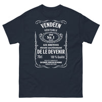 Thumbnail for T-shirt Vendéen marine - Vendéen Véritable Old No.1 Brand