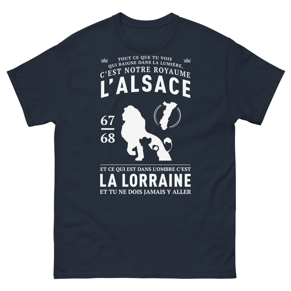 T-shirt Alsace marine face - Royaume lumineux