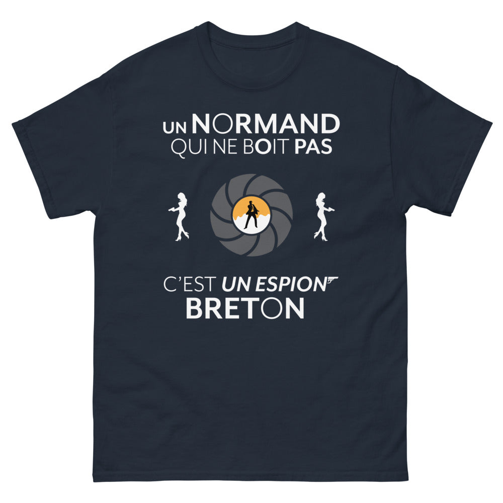 T-shirt Normand marine - espion breton