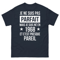 Thumbnail for T-shirt né en 1968 bleu marine - presque parfait