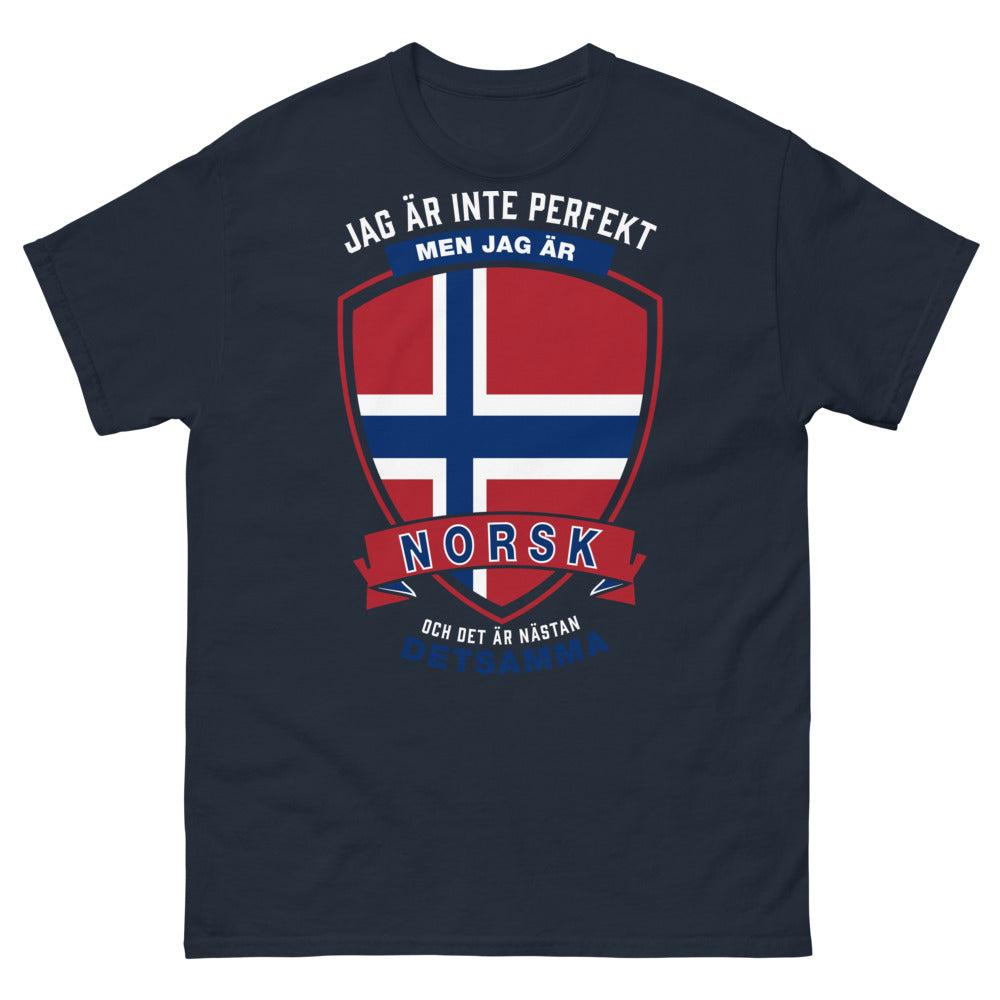 T-shirt Norvégiens marine - fierté nordique