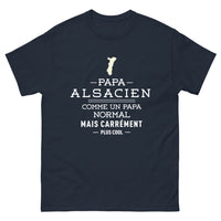 Thumbnail for T-shirt Alsace marine - Papa Alsacien carrément plus cool