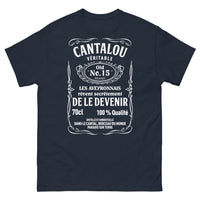 Thumbnail for T-shirt Aveyronnais marine - Cantalou Véritable Old No 15