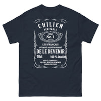 Thumbnail for T-shirt Chilien marine - rêve secret des Français