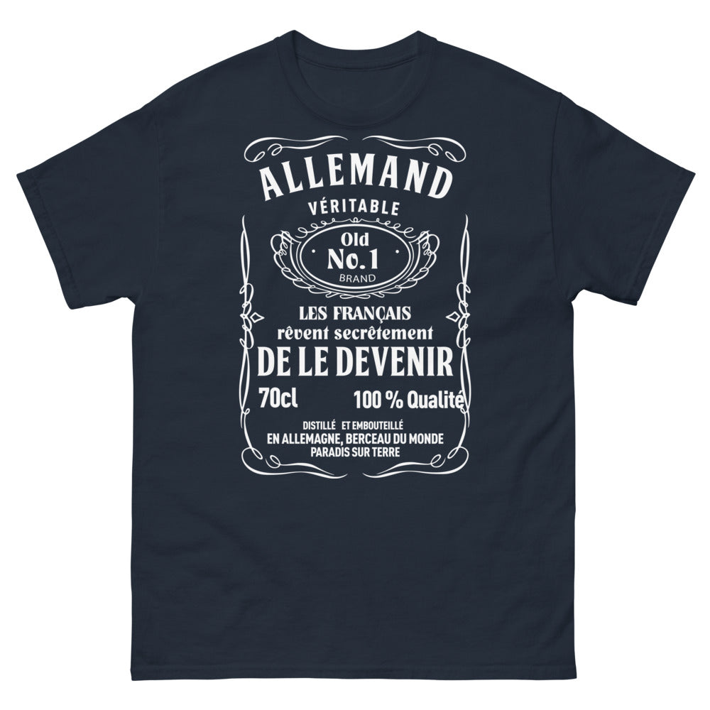 T-shirt Allemands bleu marine - Rêve Français