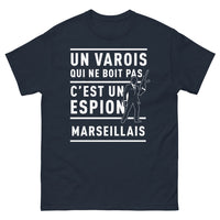 Thumbnail for T-shirt Varois marine - espion marseillais
