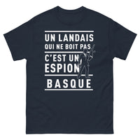 Thumbnail for T-shirt Landais Basque noir dos - espion Basque