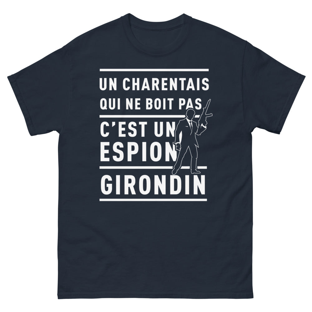 T-shirt Charentais marine - Un Charentais sans vin