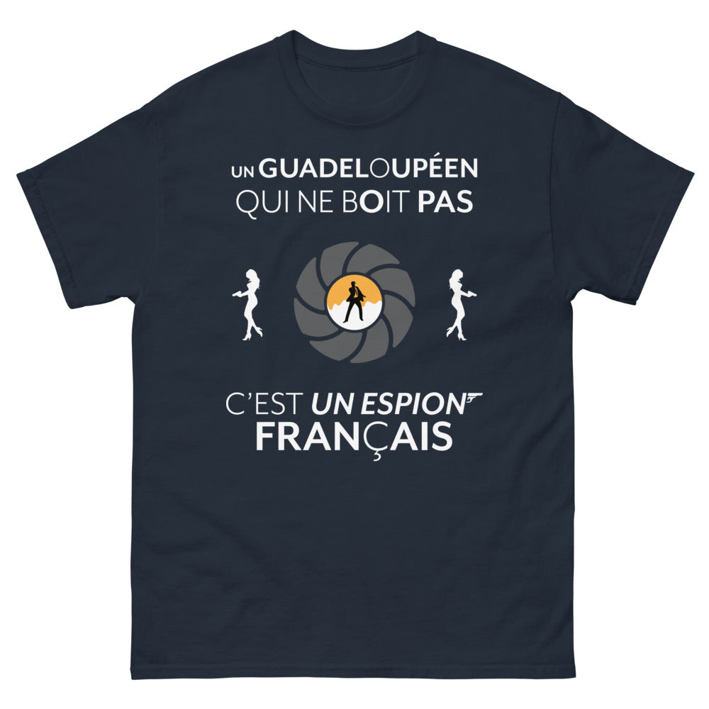 T-shirt Guadeloupe marine - espion français