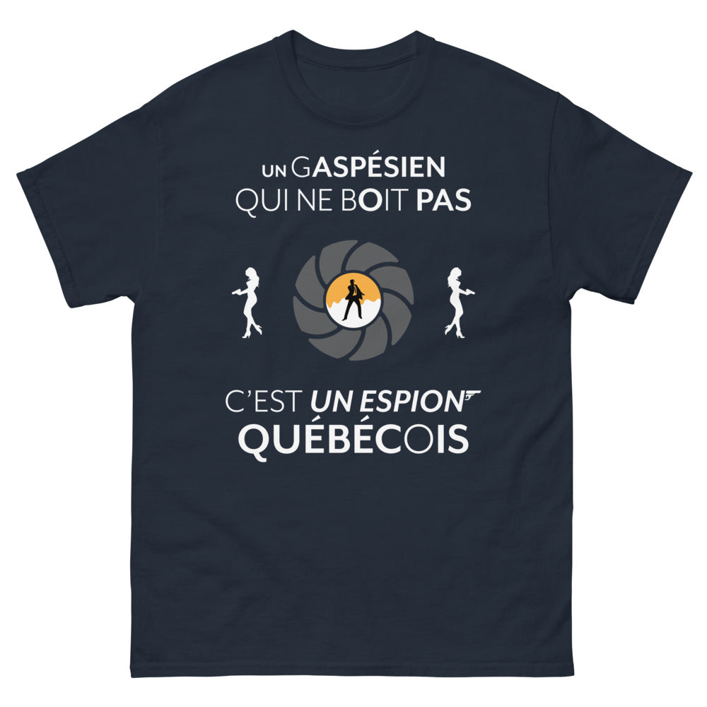 T-shirt gaspésien marine - Origine québécoise