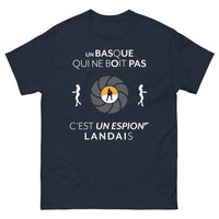 Thumbnail for T-shirt Basque marine - espion landais