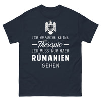 Thumbnail for T-shirt Roumanie bleu marine - Ich brauche keine Therapie