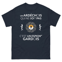 Thumbnail for T-shirt Ardèche marine - ardéchois qui ne boit pas