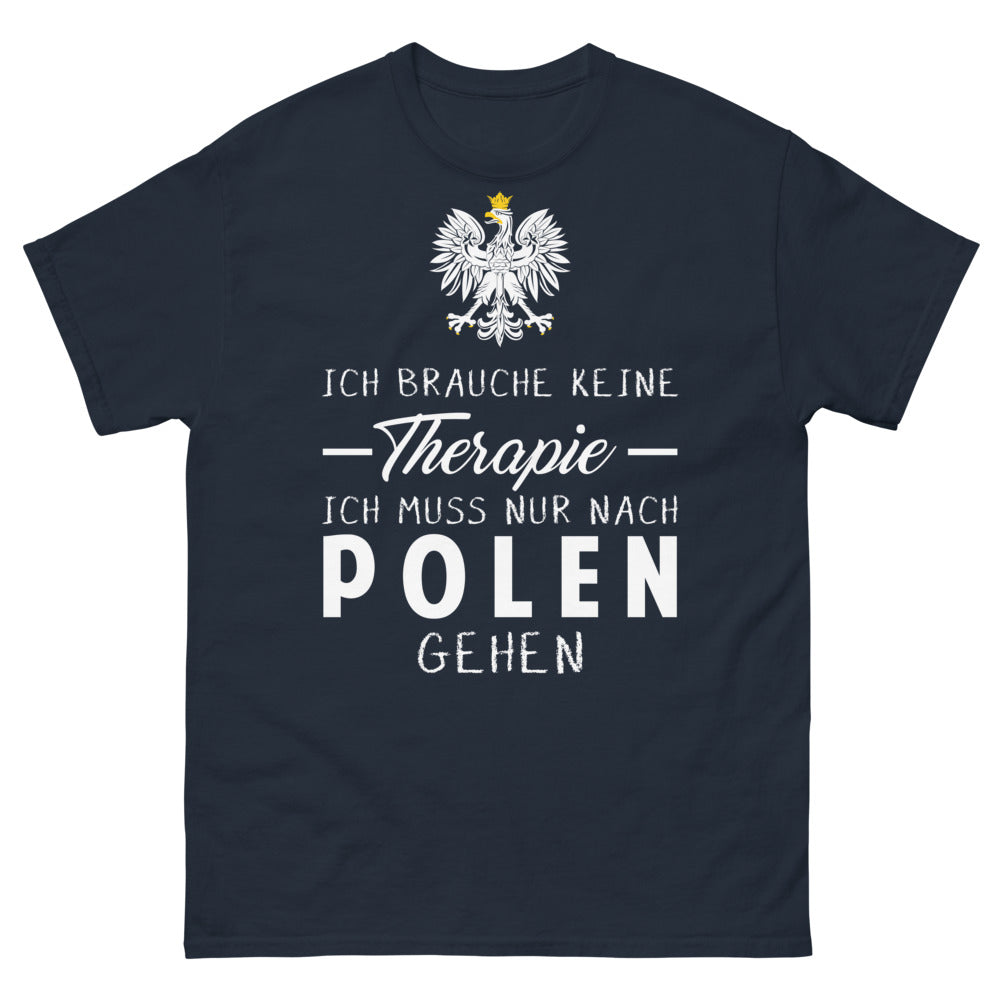 T-shirt Pologne marine - humour noir sur les origines