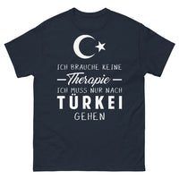 Thumbnail for T-shirt Turquie bleu marine - Ich brauche keine Therapie