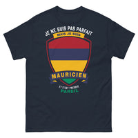 Thumbnail for T-shirt Mauricien marine face - presque parfait