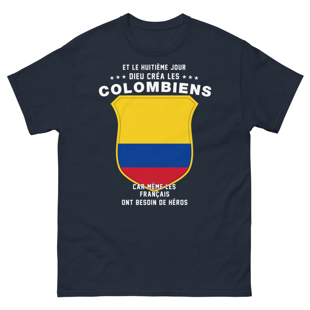 T-shirt Colombiens marine - Héros du Huitième Jour
