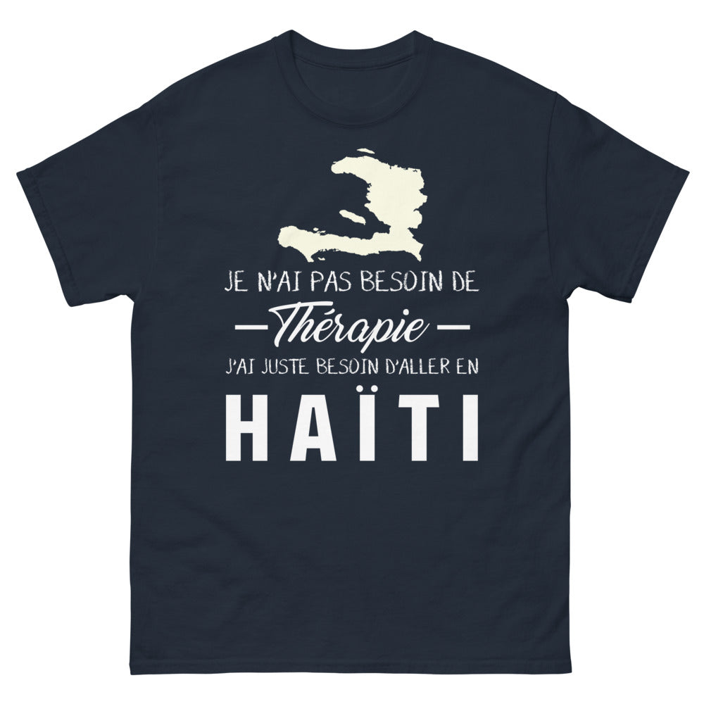 T-shirt Haïti marine - Aller en Haïti