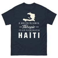 Thumbnail for T-shirt Haïti marine - Aller en Haïti