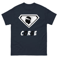 Thumbnail for T-shirt Corse bleu marine face - design sombre et élégant