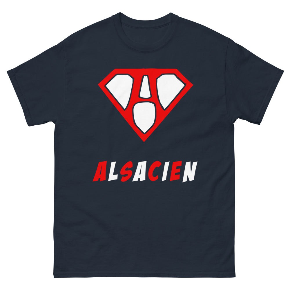 T-shirt Alsace marine - humour alsacien