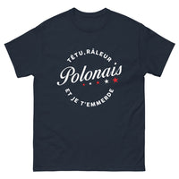 Thumbnail for T-shirt polonais marine - têtu râleur