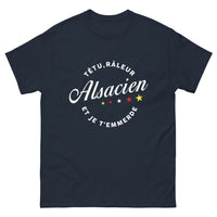 Thumbnail for T-shirt Alsacien marine - fier et drôle