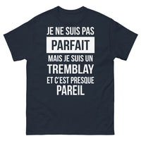 Thumbnail for T-shirt Tremblay marine - Presque parfait avec style