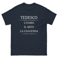 Thumbnail for T-shirt Allemagne bleu marine - L'uomo, il mito, la leggenda