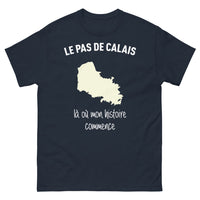 Thumbnail for T-shirt Pas-de-Calais marine - Là où mon histoire commence
