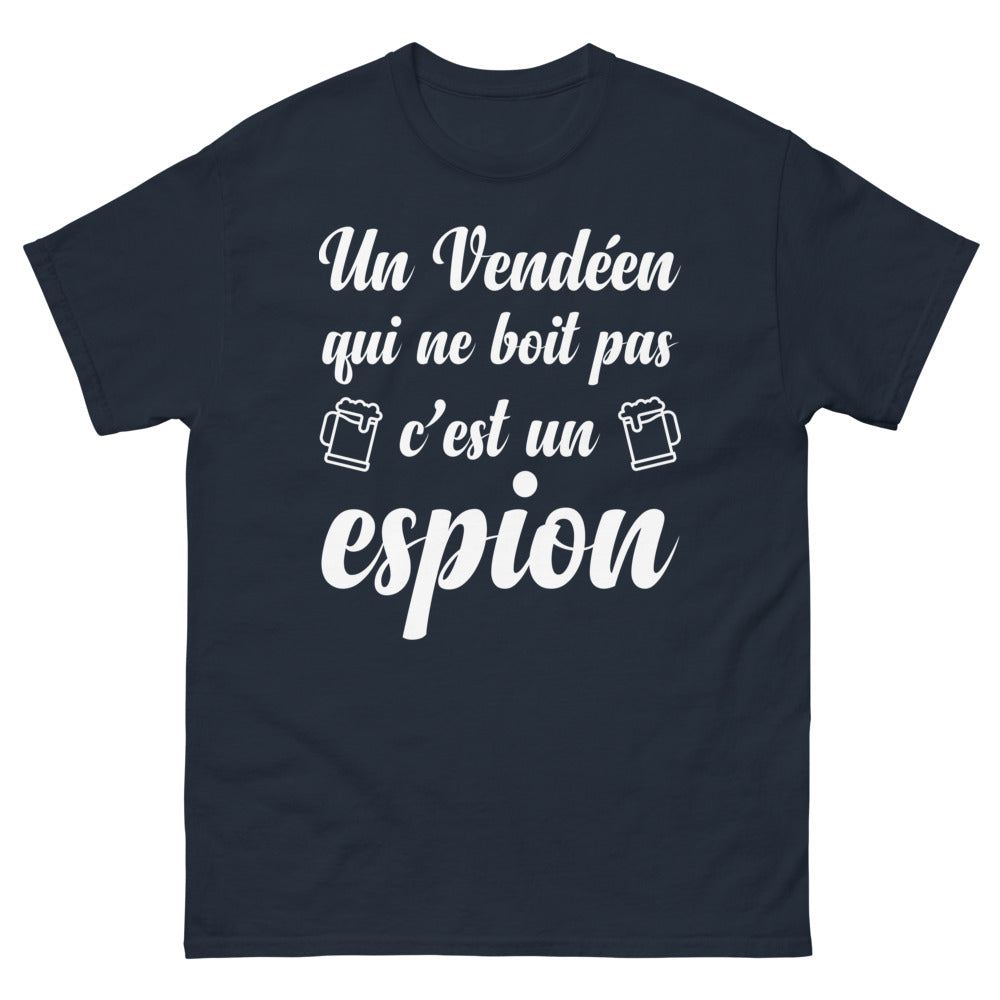 T-shirt Vendéen marine - esprit local