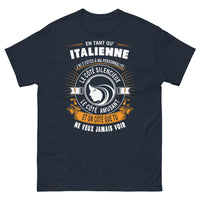 Thumbnail for T-shirt Italiennes marine - facettes et humour