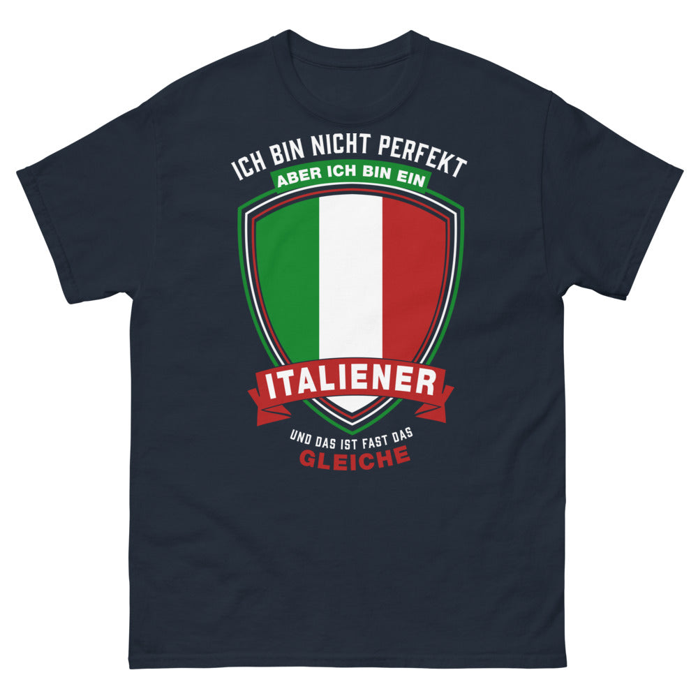 T-shirt Italiener marine - Ich bin nicht perfekt