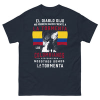 Thumbnail for T-shirt Colombianos La Tormenta marine - Los Colombianos somos la Tormenta