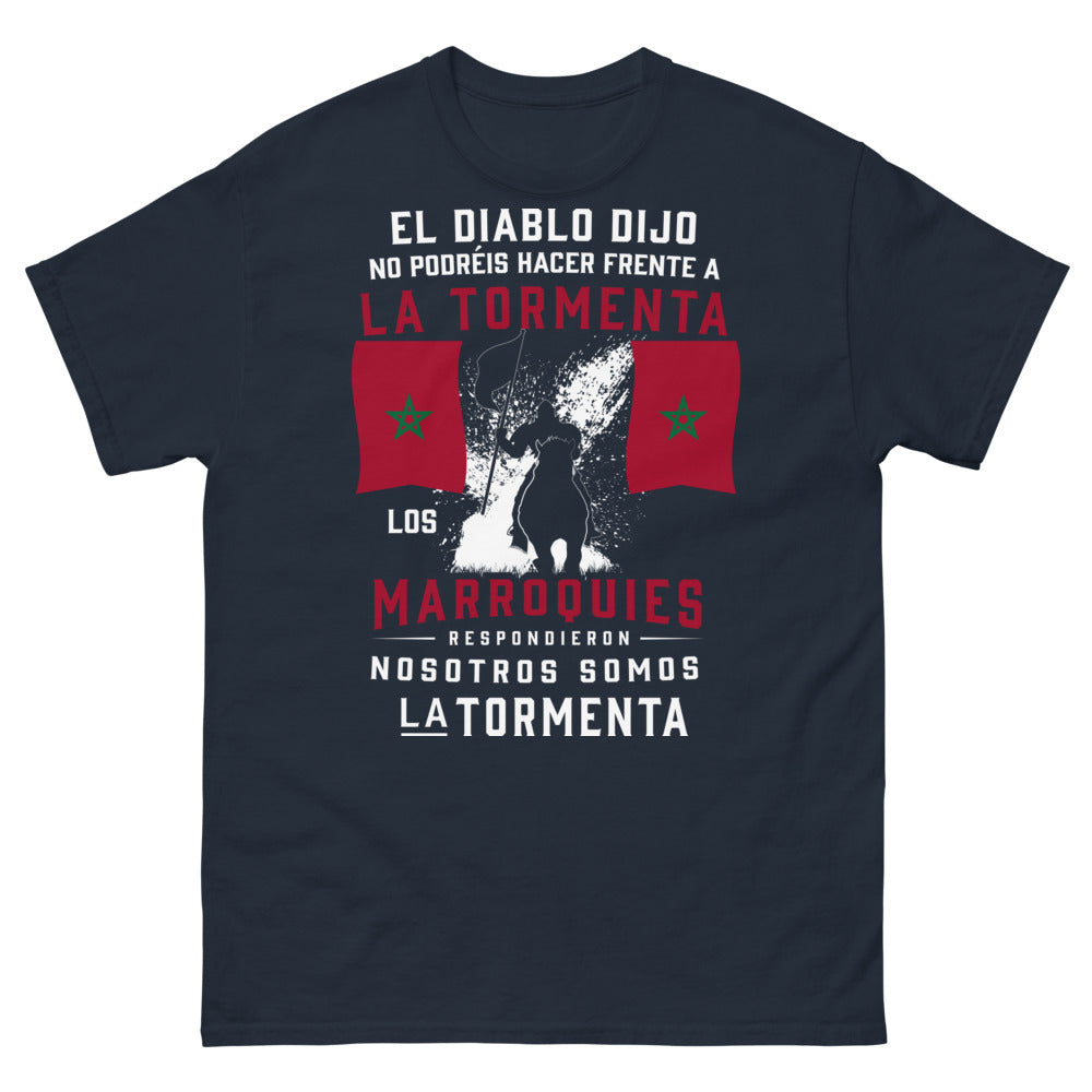 T-shirt Marrakech marine - El diablo y la tormenta