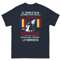 Thumbnail for T-shirt Roumanie bleu marine - nous sommes la tempête