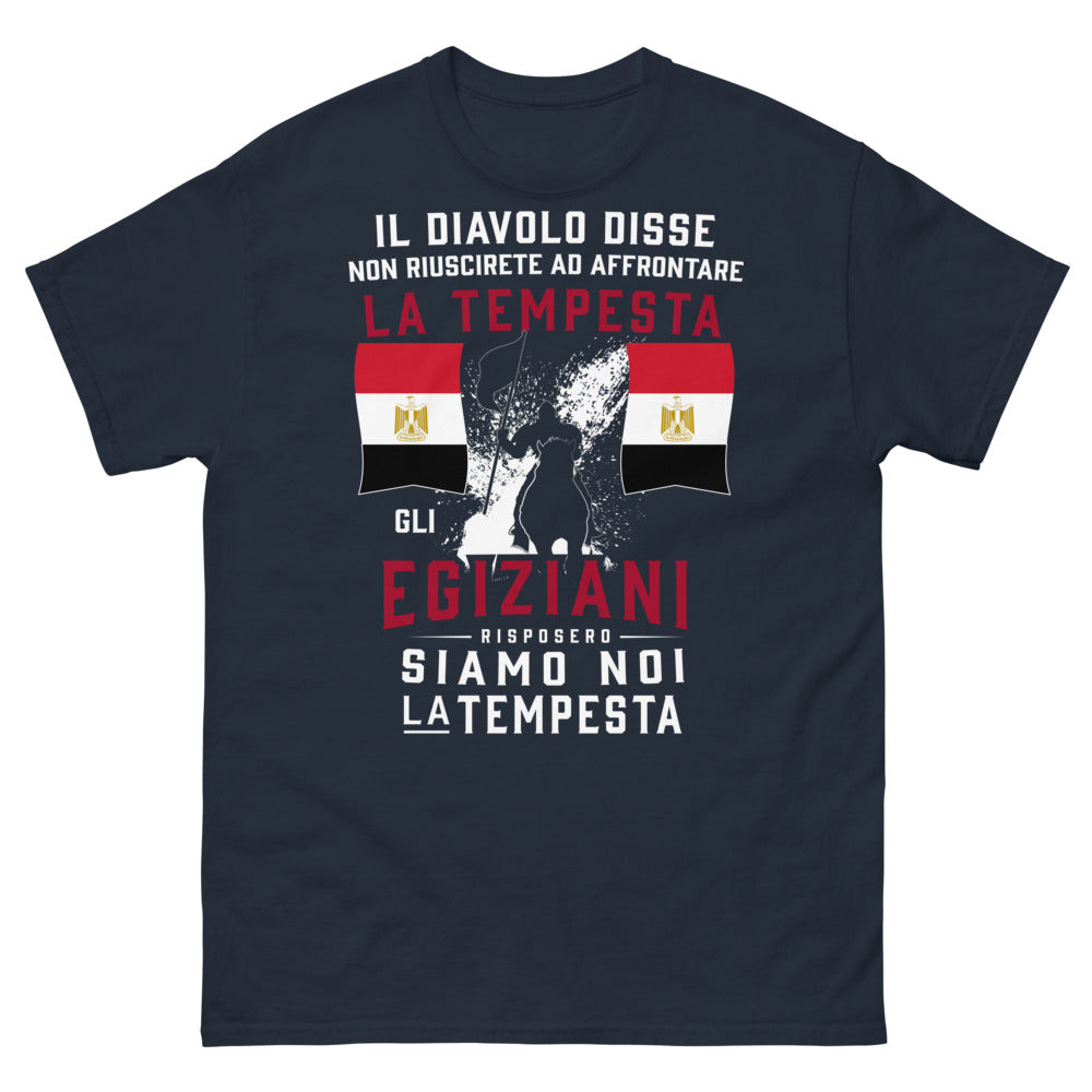 T-Shirt Tempeggi Egiziani blu - Il Diavolo Disse