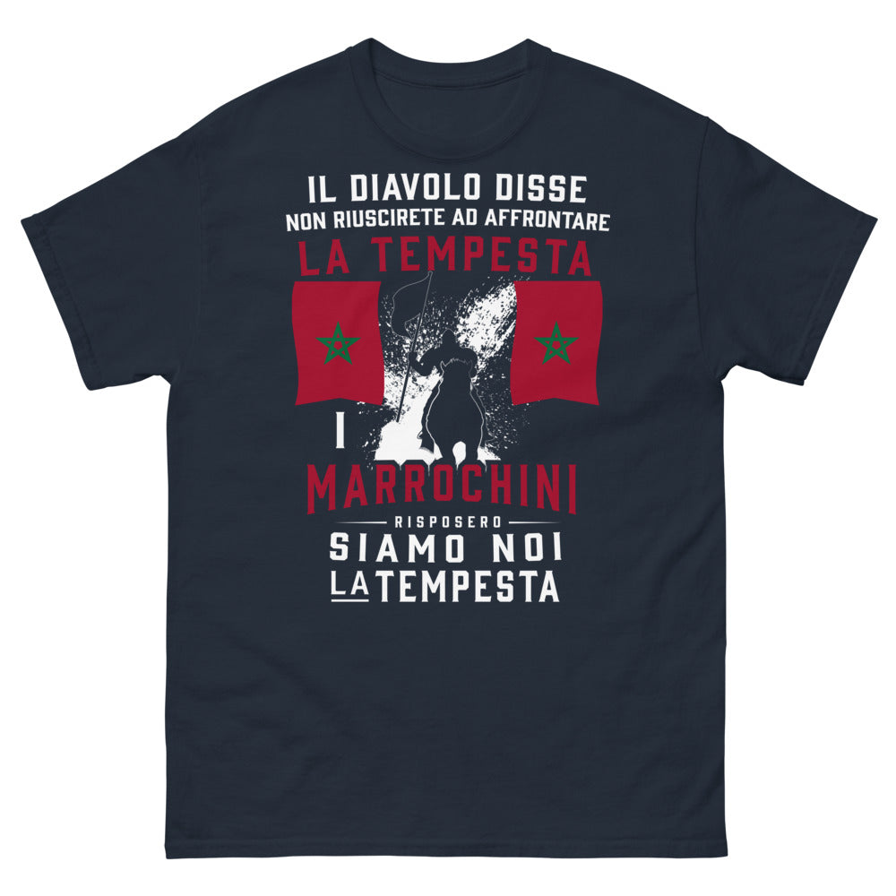 T-shirt Orgoglio Italiano marine - Il Diavolo disse: tempesta