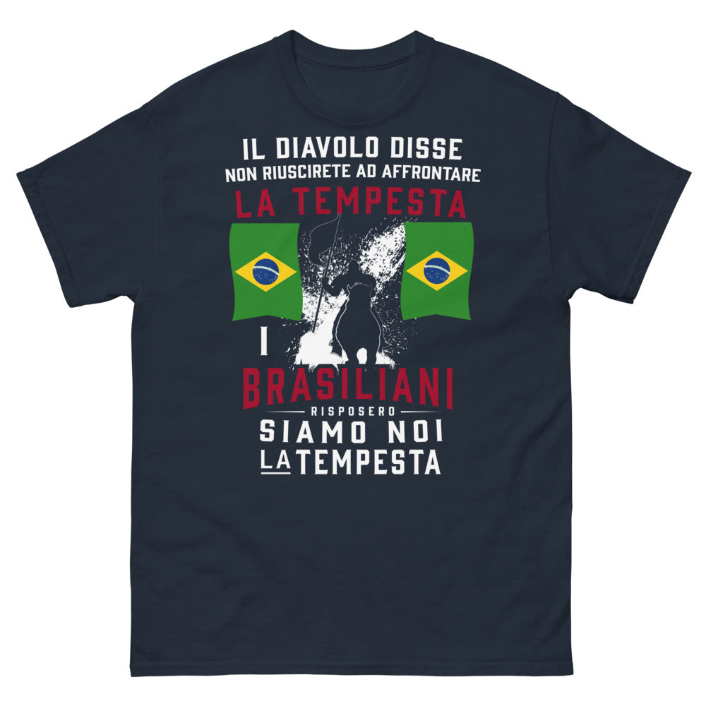 T-Shirt Brasile blu - tempesta e mistero