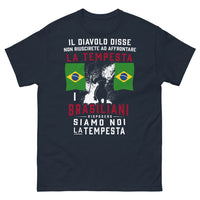 Thumbnail for T-Shirt Brasile blu - tempesta e mistero