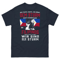 Thumbnail for T-shirt Filipinos marine face - Wir sind der Sturm