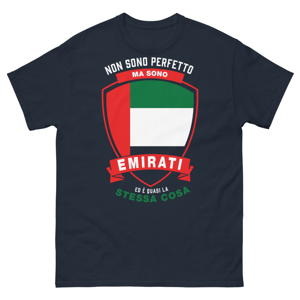 T-shirt Émirati marine - Non sono perfetto ma quasi