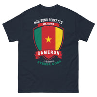 Thumbnail for T-shirt Cameroun marine - Non sono perfetto mais sono camerunese