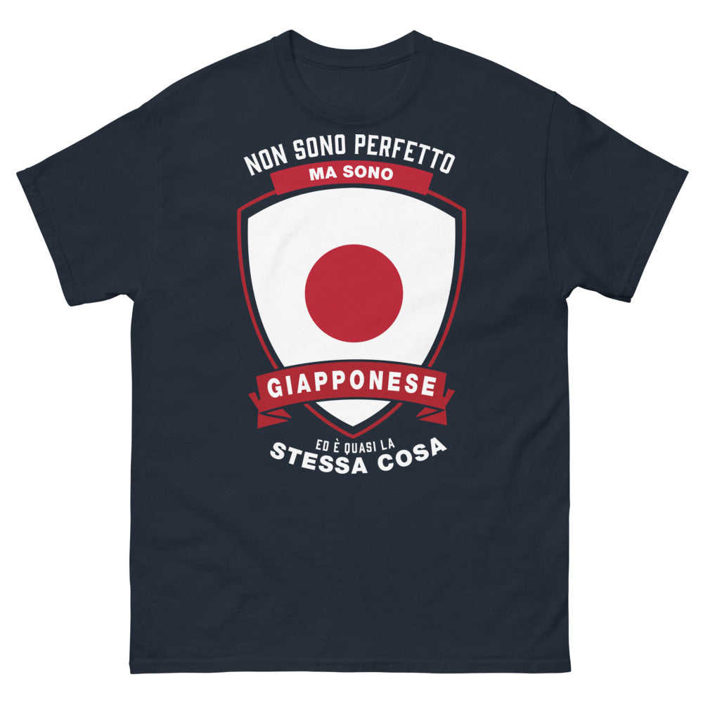 T-shirt Japonais marine - Non Perfetto, Ma Quasi
