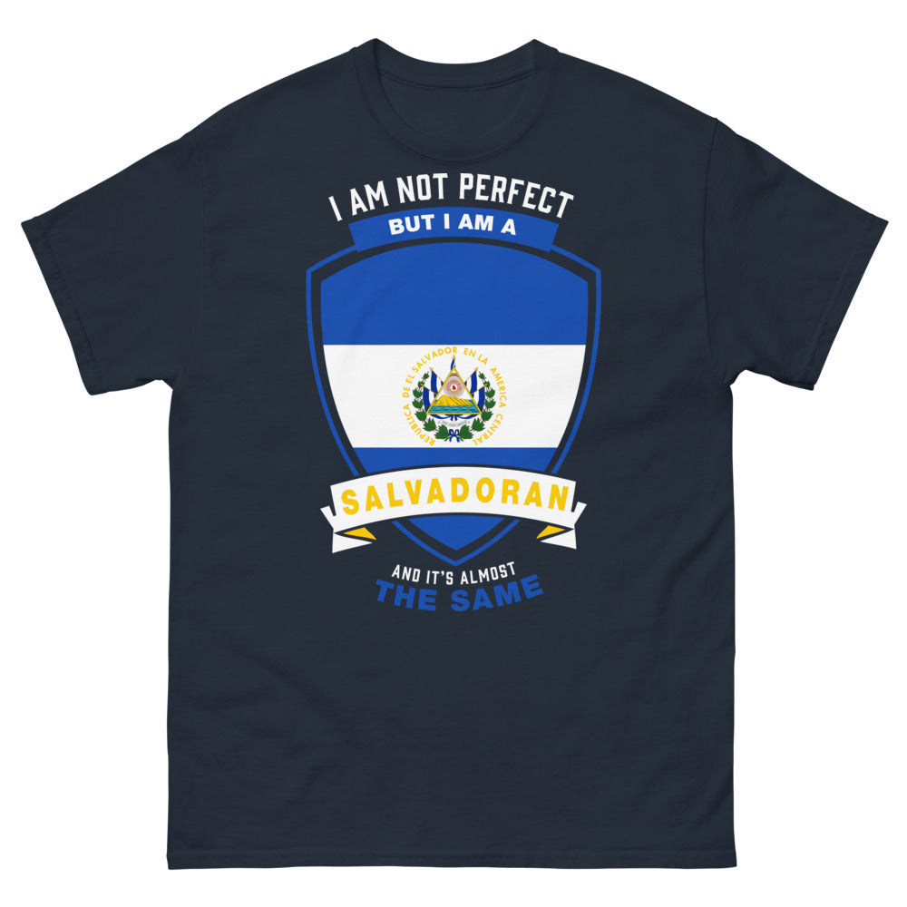 T-shirt Salvadorien bleu marine - I am not perfect