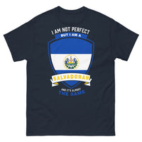 Thumbnail for T-shirt Salvadorien bleu marine - I am not perfect