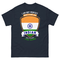 Thumbnail for T-shirt indien marine - I Am Not Perfect, But I Am An Indian - Almost the Same
